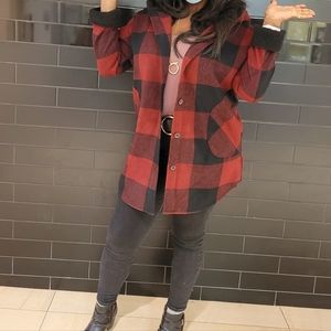 Rd Style Plaid Shacket